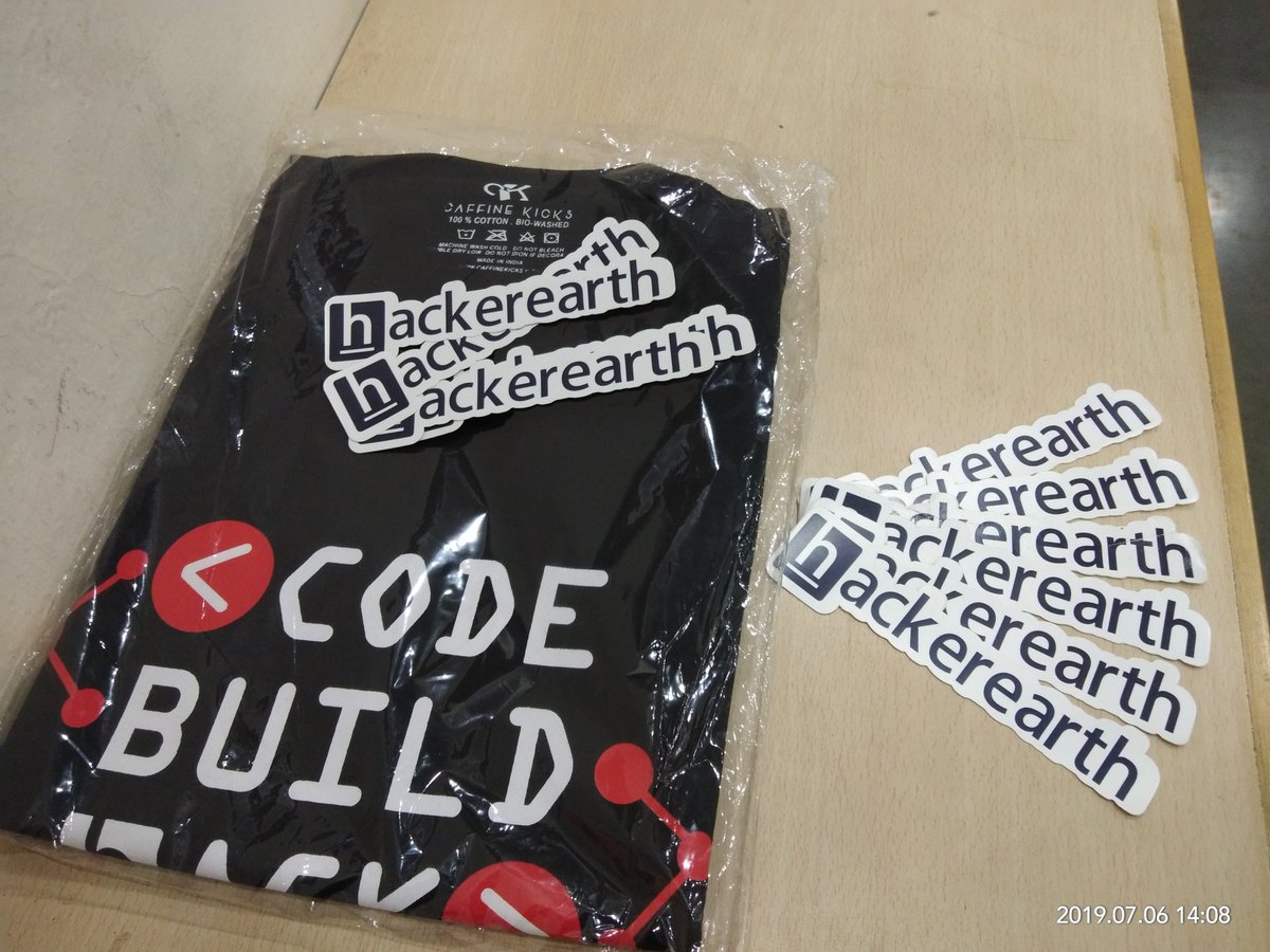 siddharth_hacks's tweet image. Swags at Clash of Code 
#Hackerearth 
#DevBytes
@HackerEarth 
@devbytes1