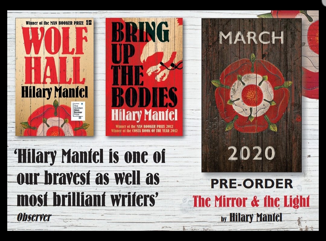 Happy birthday to Hilary Mantel! Don\t forget to pre-order your copy if the last part of the Cromwell trilogy!! 