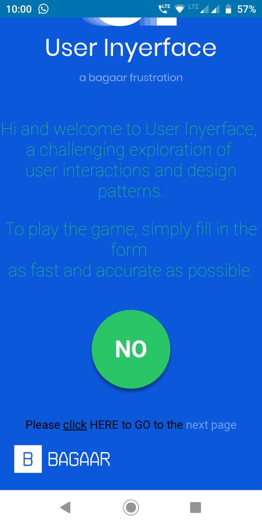 ajaykarthikk's tweet photo. UX is the Most important thing! Just Proved! This is what it will be in a world without UX Designers! Try this game and fill this form out😅 (Example for Worst practice in UI design🤣)

https://t.co/vJrQnxx9Zi

 #uxdesigners #ux #userexperiencedesignued #form https://t.co/nu2Ne085qj