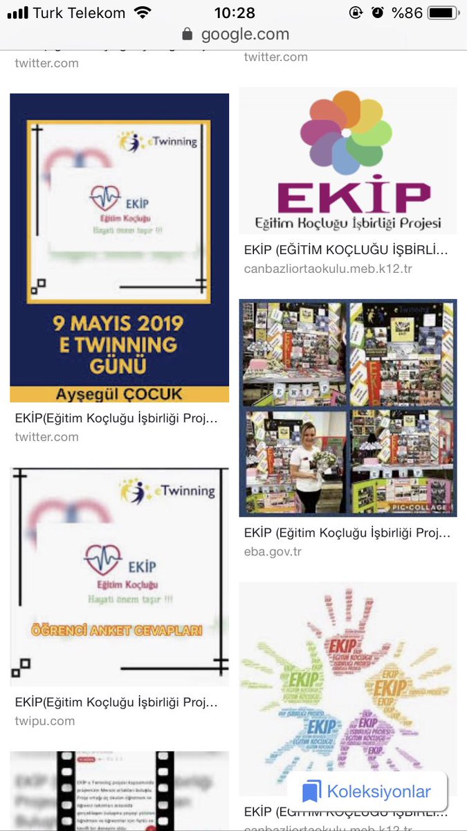 Google Arama Motoruna Projemizin Adını yazınca karşımıza çıkan görseller 🙏