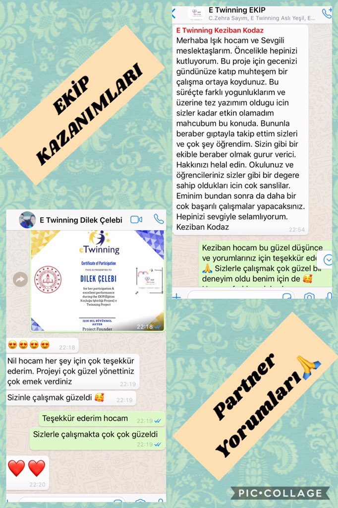 Böyle bir EKİP’te yer almak çok güzeldi 🙏