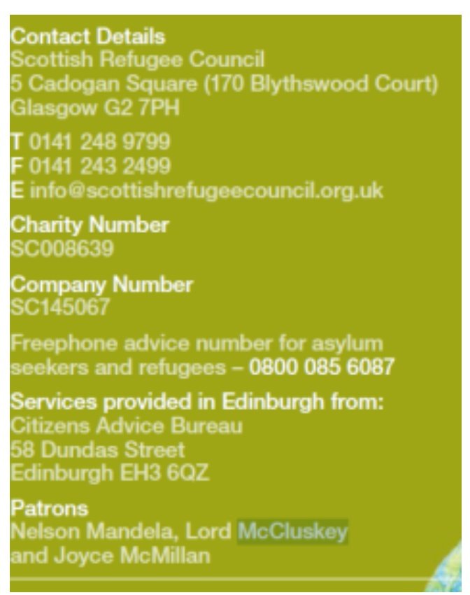 McCluskey of Fettesgate was also patron of the Scottish Refugee Council, where Chris Jay was director from 1995 until 1998. This brings us to the current IICSA chair Alexis Jay, who is Chris Jay's wife.  https://companycheck.co.uk/company/sc145067/SCOTTISH-REFUGEE-COUNCIL/companies-house-data