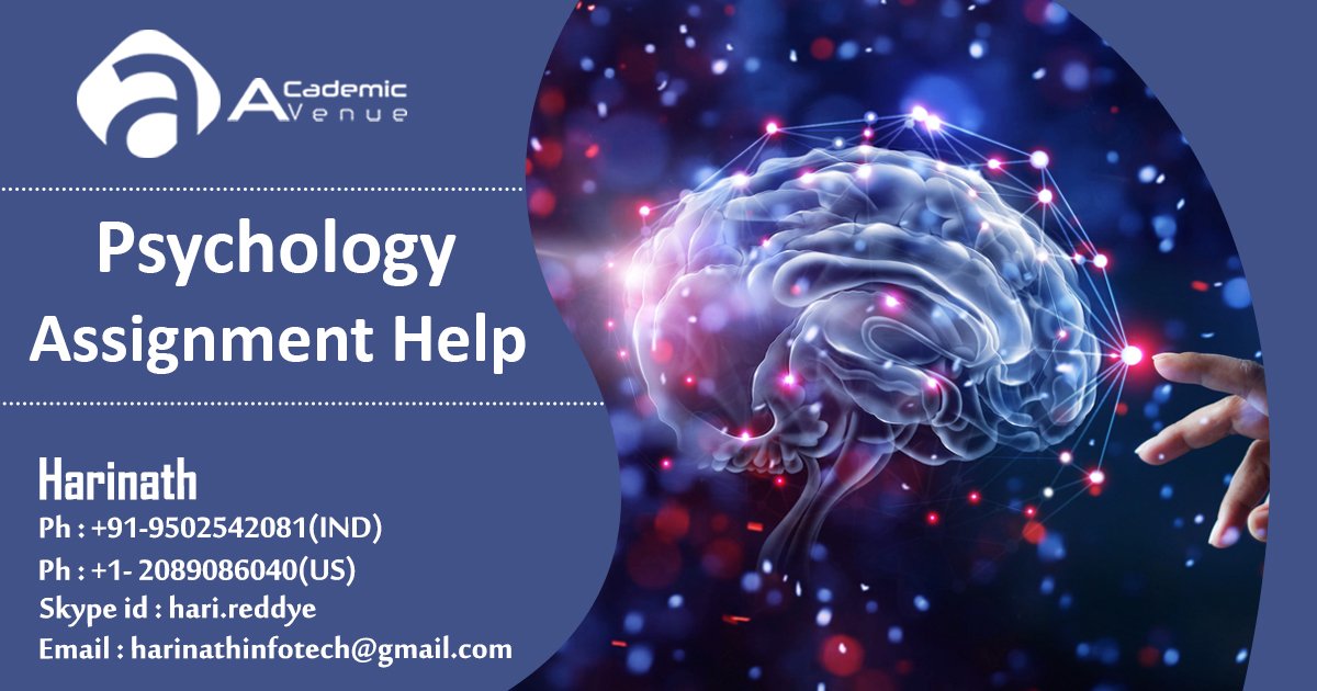 academic_avenue's tweet image. j.mp/2x08SMD
#AcademicAvenue provides Psychology Assignment Help. The Assignment help tutors are experts in giving you best assignment solutions.
#PsychologyAssignmentHelp
#ProfessionalAssignmentWritingSeviceHelp
#BestOnlineAssignmentWritingServiceForStudents