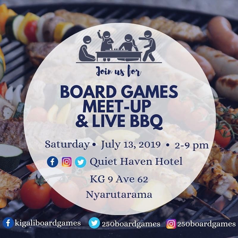 Mark your calendar! Saturday 13th, July from 2 - 9pm at <a href="/Quiethavenhotel/">Quiet Haven Hotel</a> bring your friends and family #250boardgames  #RwOT
