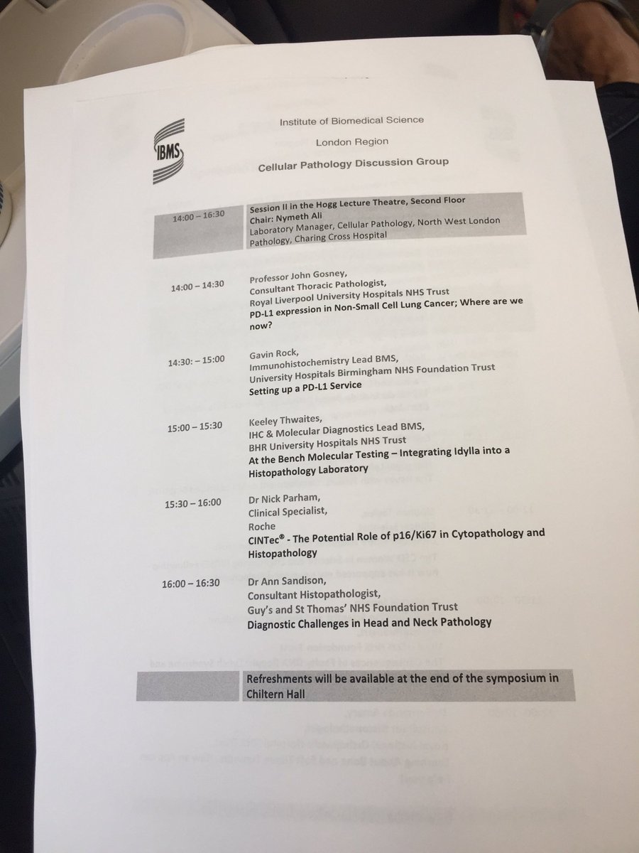 SiobhanT1979's tweet image. A Saturday early morning train to London to talk about my #CSOWISE journey at the @IBMScience London Region Cellular Pathology Discussion Group.  Looking forward to what looks like a great programme! @WeBMScientists @WeHCScientists @mhairicrawford @catherinemross