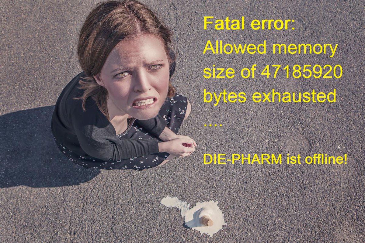 diepharm's tweet image. Aufgrund technischer Fehler ist die-pharm.at derzeit offline, ich arbeite an der Fehlerbehebung, danke für die Geduld! #geduld #offline #fehlerbeghebung #diepharm #südburgenland #schreinbersdorf #selbstversorger #internet #error