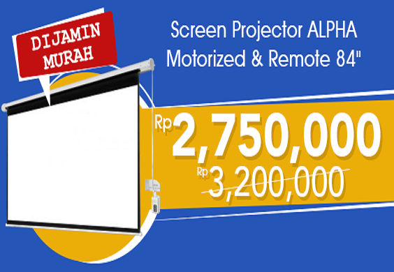 dimensidata's tweet image. Promo!

Screen Projector ALPHA Motorized &amp;amp; Remote 84&quot;

Link: bit.ly/2Xsd5bX

#Projector #ScreenProjectorALPHA #ScreenProjector #alpha #promo #murah