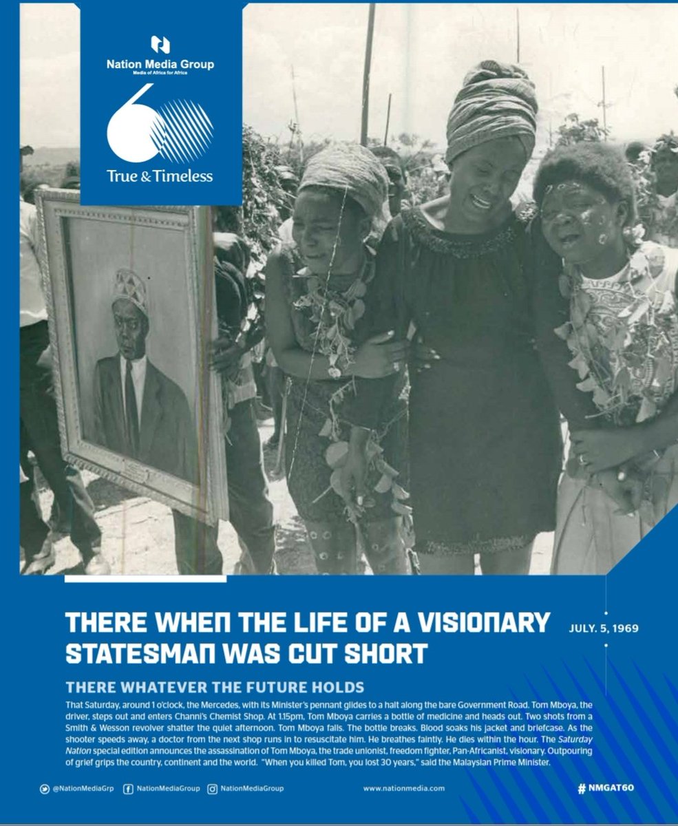 NationMediaGrp's tweet photo. There when the life of a visionary statesman was cut short
#NMGAt60
#TrueAndTimeless
#TomMboya https://t.co/OGGdKxYKwH
