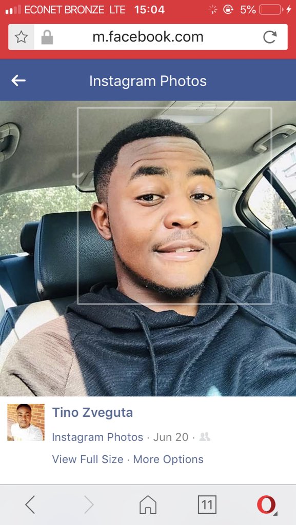 Missing  person
My brother Tinotenda Zveguta went missing on Tuesday 02 July. He is 23 years old, medium built and about 1.65m in height. He was in a bad emotional state. He told some of his friends that he was going to mutare and others that he was going to Bindura from Harare.