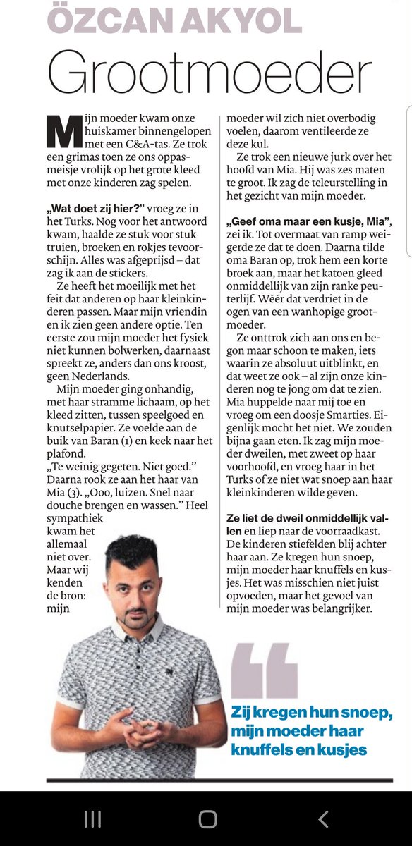 Column: 'Grootmoeder'