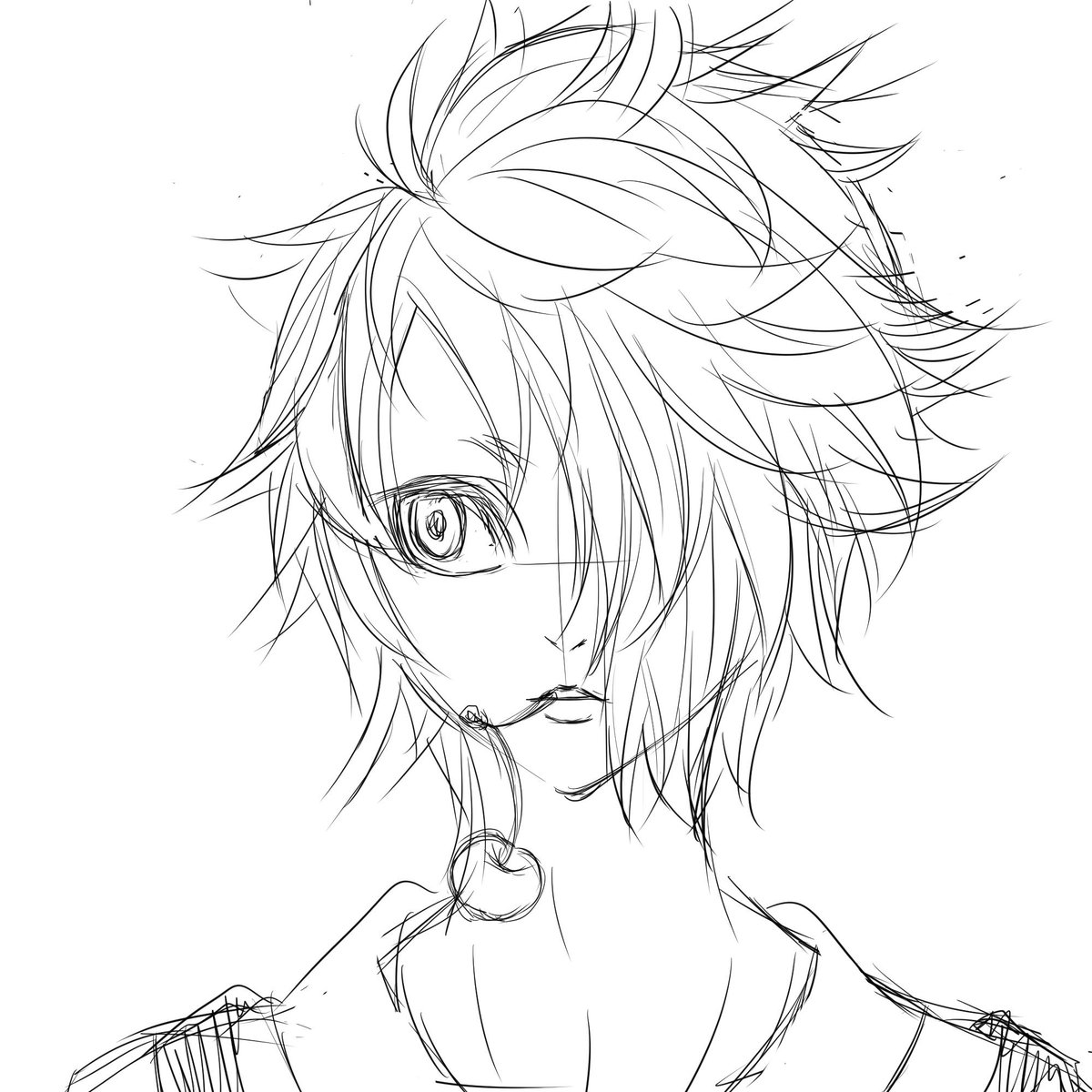 ゆきまりゅ イラスト 十二大戦憂城 ラフ画と比べて色を塗ると表情やら雰囲気やらが変わりますね みんなそうなのかな まつ毛とか描きたいなぁと思うんだけど いつも失敗してしまう これからの課題です W 自分的には綺麗に塗れたと思うので気に入っ