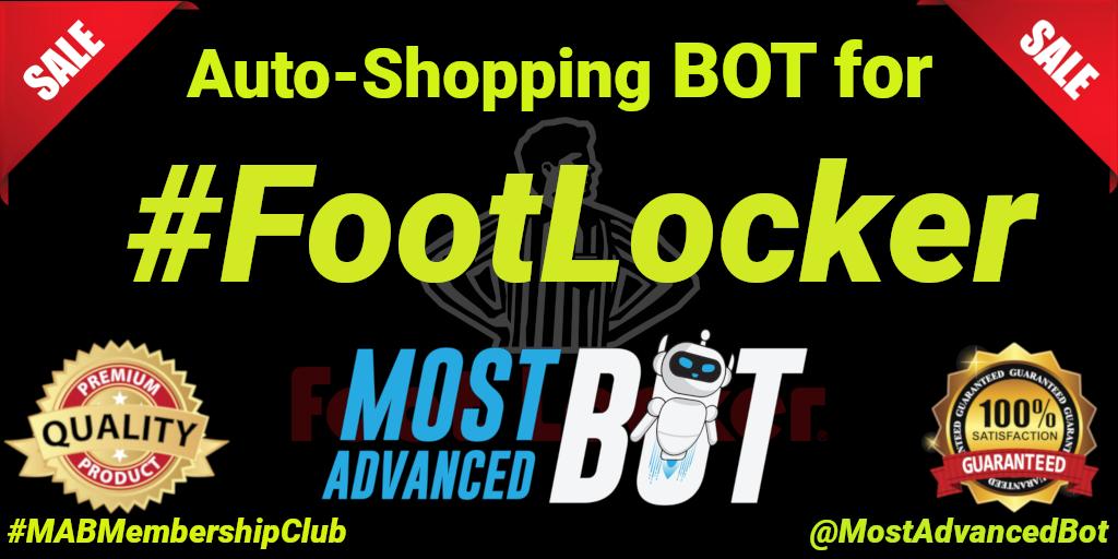 MostAdvancedBot's tweet image. Don&apos;t miss the July #SALE. 😃 Rush our #OnlineStore &amp;amp; get the latest #FootLockerBot 👌. Works on more than 15 countries 👍. @MostAdvancedBot #AdvanceBots #AddToCartBot #AutoCheckoutBot #AutoPurchase #Retweet 👉 bit.ly/32fDg4D