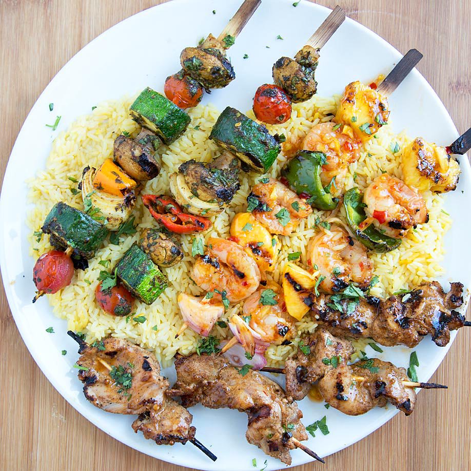 It's a beautiful day in the neighborhood and that means its time to start thinking about grilling! I'll be cooking up deliciousness on my grill this weekend and my trio of skewers sounds like a good dish to start with -> bit.ly/ACDskwrs  #foodie #recipe #grilling