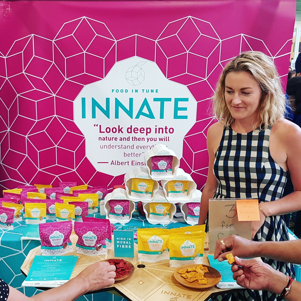 We're out again! Come see us at the <a href="/allergyfreefrom/">allergyfreefrom</a> show in Olympia, London, stand A717 ... be there, get squares!! #innatefood #freefrom #dairyfree #glutenfree #vegan #paleo #show #exhibition #allergyandfreefrom