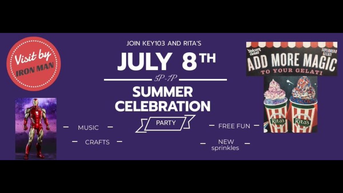 ritasfrederick's tweet image. Looking for a COOL party? We got you! #allfree #allfamily #allfun 
facebook.com/events/8938933…