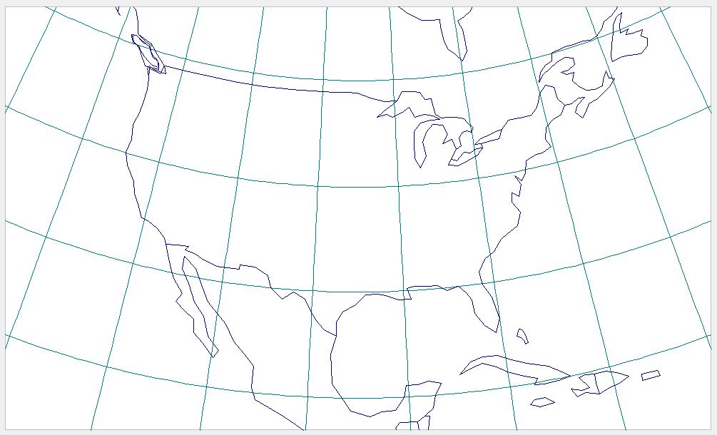 nfrancul's tweet image. In which #mapprojection aspect is the #map of the USA: polar, equatorial  or oblique?
