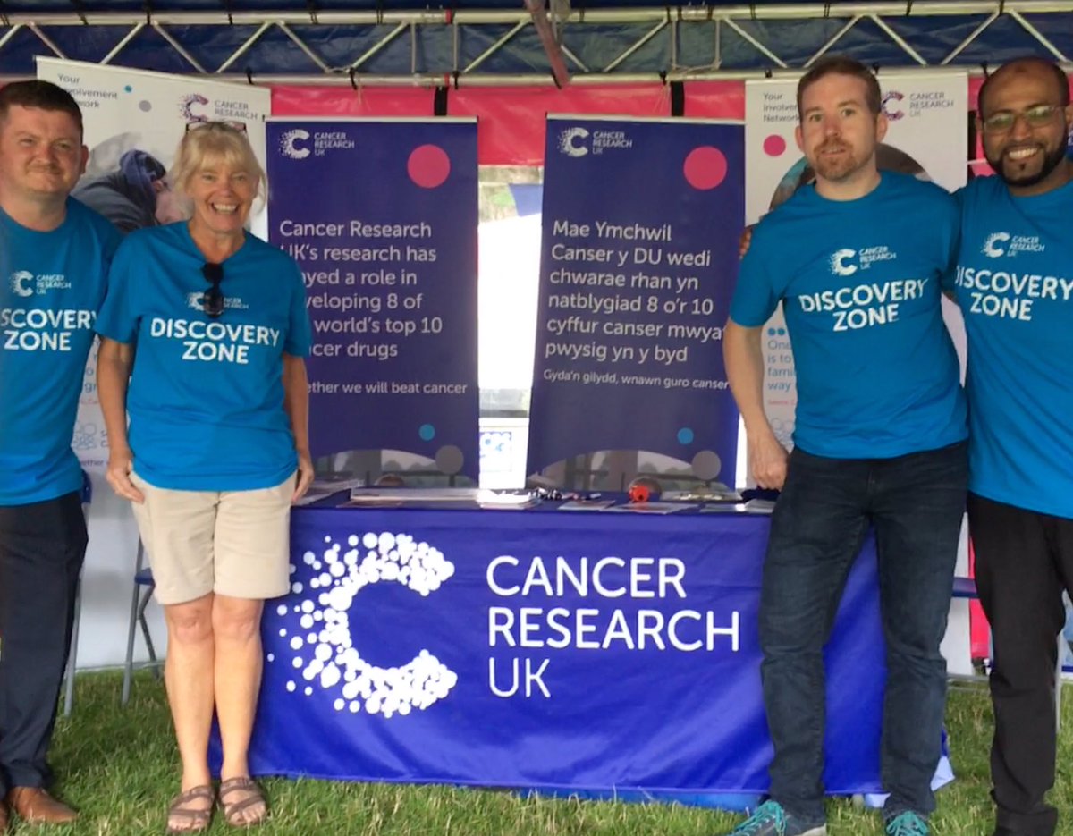 Lovely day talking to lots of people at @raceforlife #discoveryzone in Cardiff today! #PrettyMuddy @CRUKCymru @CRUKEventsWales