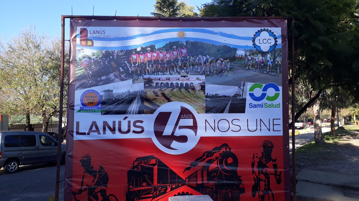 LanusCiclesClub's tweet photo. @Nestorgrindetti @Damiaan_Sala
NUEVO BANER DE LANÚS CICLES CLUB @ https://t.co/c2EksyfMso