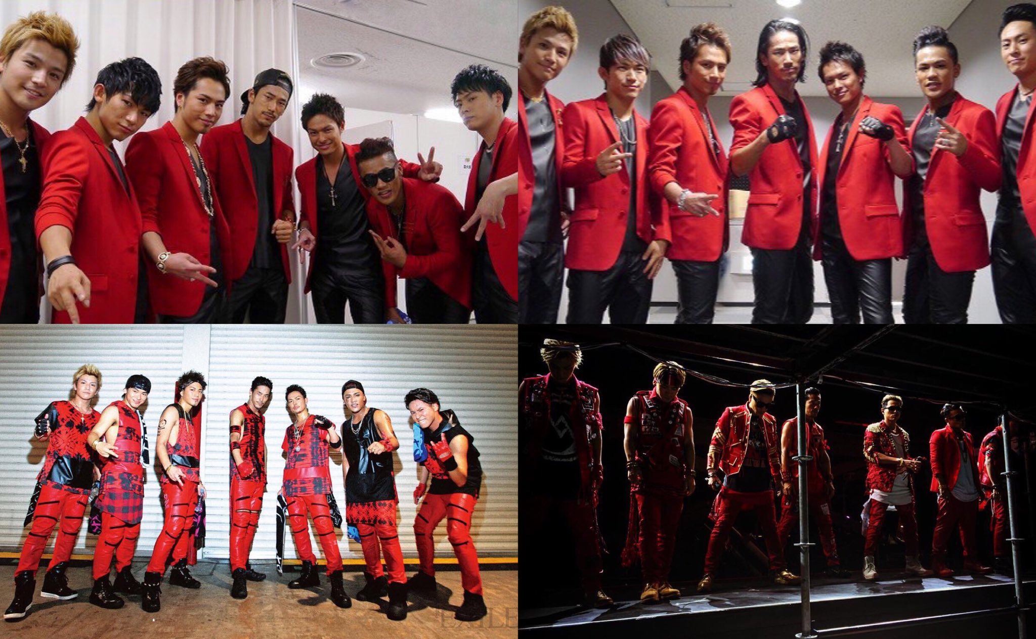 三代目J SOUL BROTHERS チームステッカー UMP 赤衣装