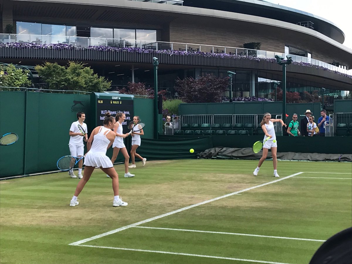 Come to Court 14 to see the 2018 Road to Wimbledon Finalists, WJTI players plus Tim Henman, Dan Bloxham and former RTW Winner Scott Clayton