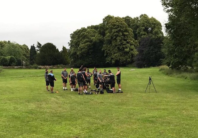 Spotted training in Kenilworth this morning <a href="/WaspsRugby/">Wasps Rugby</a> putting in the yards for the new season.  Free tickets for the first Home game for all entrants in our race #khm20 #wkhm