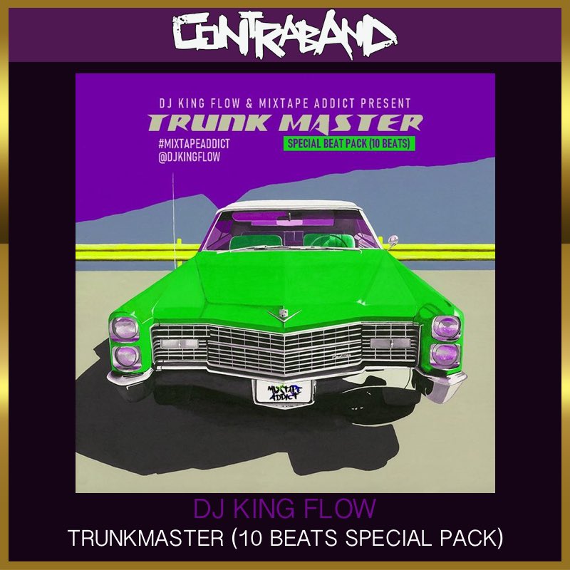Contraband_app's tweet photo. #contrabandapp DJ King Flow - Trunkmaster (10 Beats Special Pack) via @Contraband_app
https://t.co/iIz6usw5VF https://t.co/YrwiZ9Mg8o