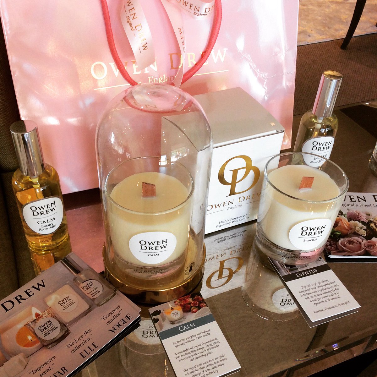 NEW | Owen Drew Candles | Come find your home’s signature scent and brighten up this rainy day #interiordesigner #candles @owendrewcandles