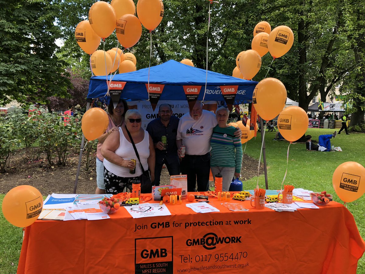HaywardRowena's tweet photo. GMB Wales and South West Region having fun at #stpaulscarnival https://t.co/5ThTg9MTj4
