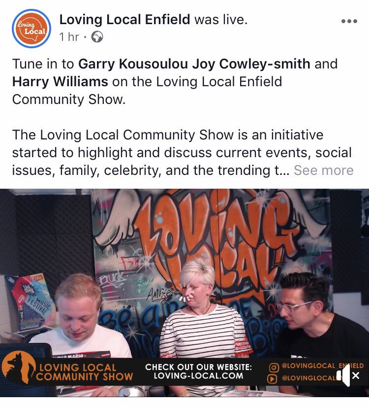 Thank you for having me on the show this morning <a href="/lovinglocal_enf/">Loving Local</a> - great to talk about #foodwaste, #foodpoverty and #plastics! Catch up with this great community show on their Facebook page!