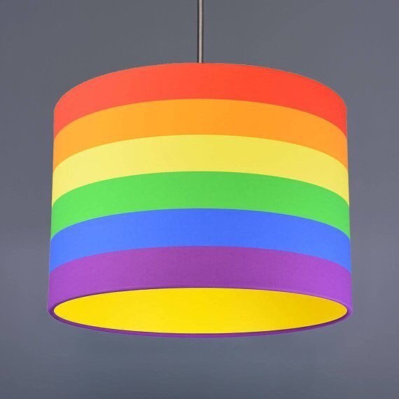 Wishing everyone a happy pride day 2019 - Celebrate the love! 😍💕
🌈
This is our rainbow stripe shade.
Available in various sizes and as a lamp or ceiling shade. You can also mix up the inner colours to make it truly personal. Online now. 👍
.
.
.
.
.
#… ift.tt/2L3EOct