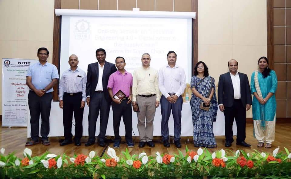 IIMMumbai's tweet image. Centre for Supply Chain Management (CSCM) at NITIE organized a one-day Seminar on &quot;Industrial Engineering 4.0-Digitalization in the Supply Chain&quot;  on July 5th, 2019. The seminar aimed to play pivotal role in driving technological advancement in SCM in India.
#NITIE #CSCM #SCM