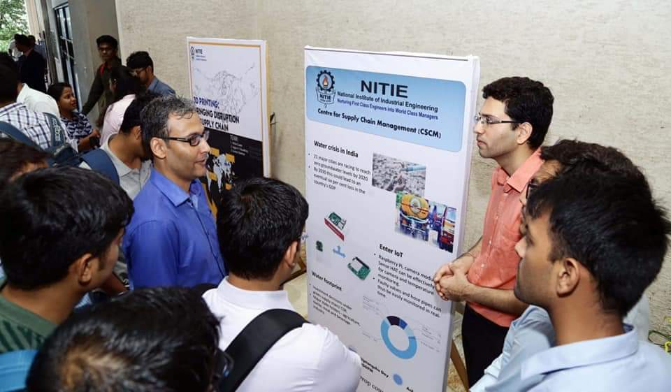 IIMMumbai's tweet image. Centre for Supply Chain Management (CSCM) at NITIE organized a one-day Seminar on &quot;Industrial Engineering 4.0-Digitalization in the Supply Chain&quot;  on July 5th, 2019. The seminar aimed to play pivotal role in driving technological advancement in SCM in India.
#NITIE #CSCM #SCM