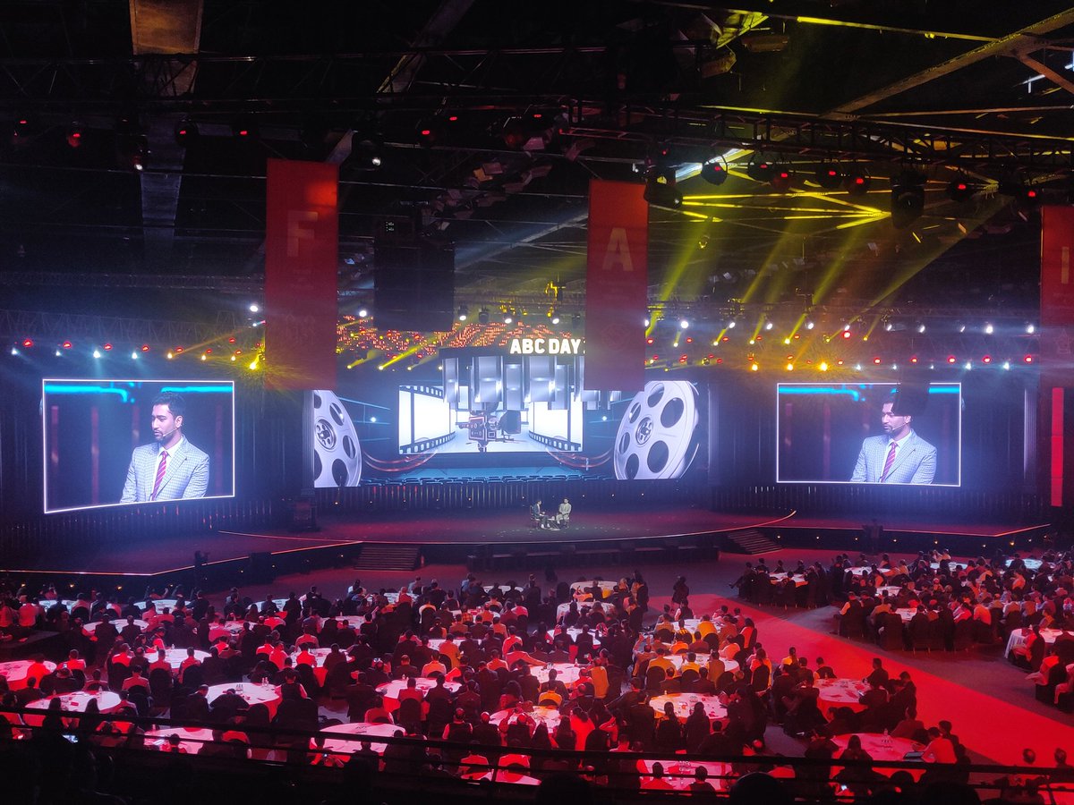 AkankshaJain25's tweet image. #abcday @ABCDay2019 stage set on fire 🔥 with the very fun loving, very good looking and very down- to- earth @vickykaushal09