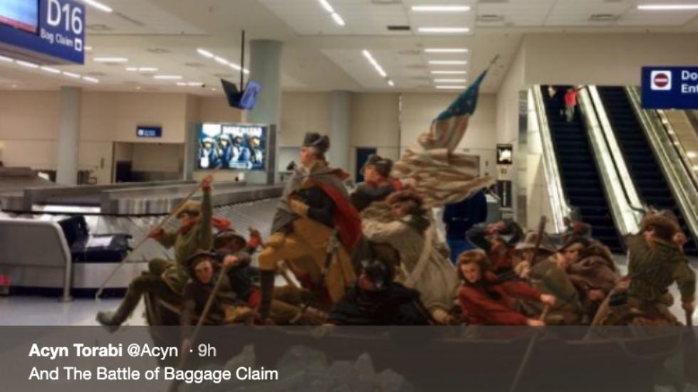 #RevolutionaryWarAirportStories trends after Trump mistakingly claims soldiers 'took over airports' hill.cm/dzVsUXw