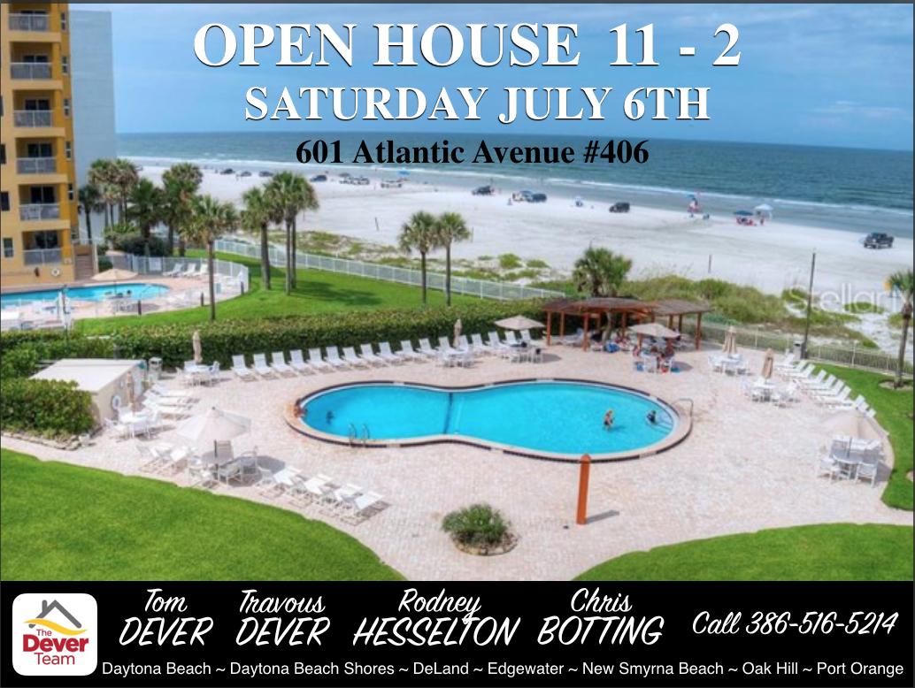 nsbrealtor's tweet photo. 💥🏡OPEN HOUSE 11 - 2, SATURDAY, JULY 6TH💥🏡 
Imagine yourself living in paradise.This incredible 2/2 condo directly on the sands of New Smyrna Beach offers picturesque views of the ocean from nearly every room. 
#TheDeverTeam #OCEANFRONTHOME #newsmyrnabeach #oceanfrontcondo https://t.co/MuUz41aC6d