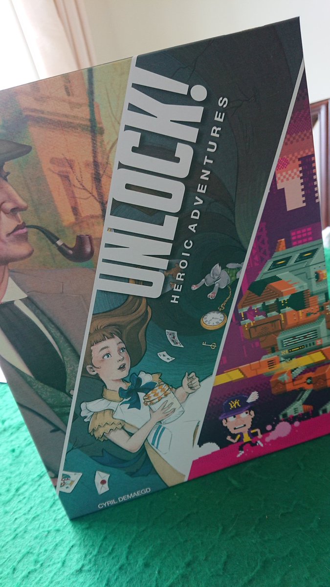 I do love the Unlock games and how fitting to be playing the Alice one on Alice's day 😊