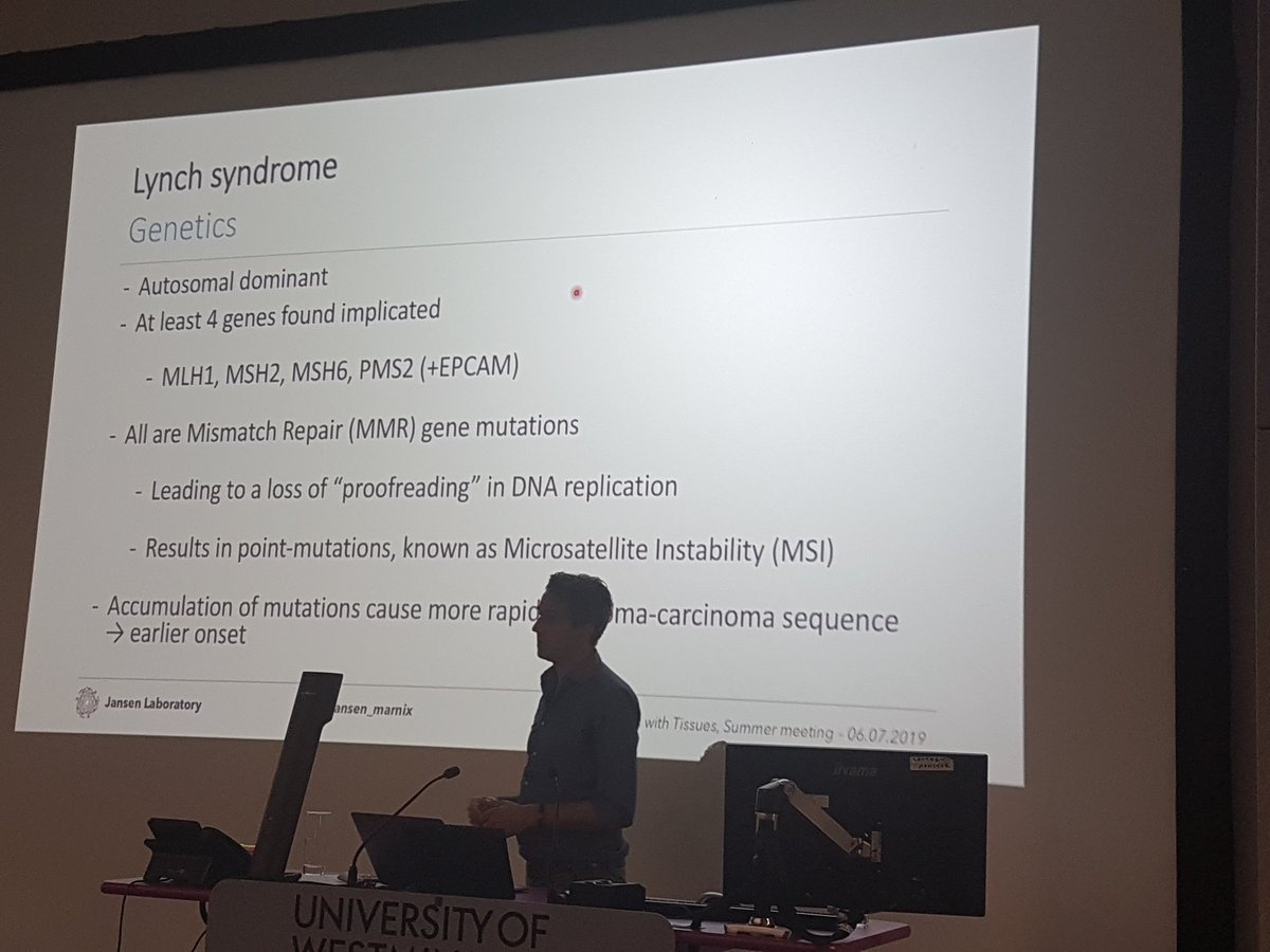 NymethAli's tweet photo. Dr. Jansen on Lynch sydrome #issueswithtissues2019 @CPDGC https://t.co/3PbXmVvWJt