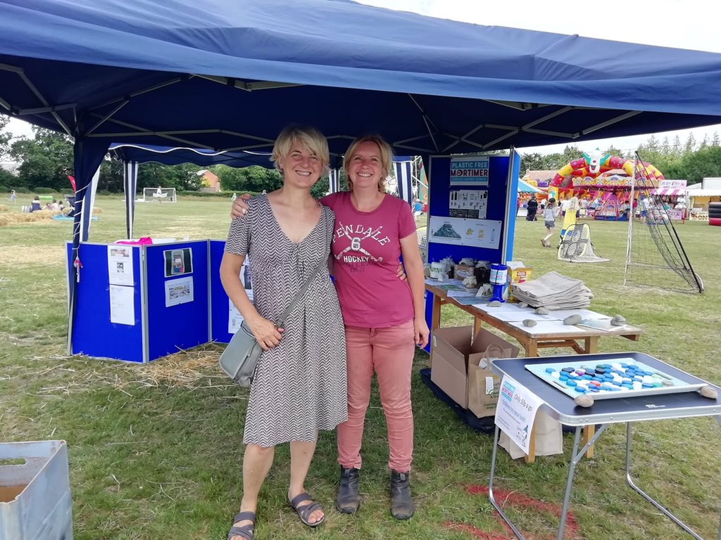 MortimerFree's tweet image. Plastic Free Mortimer at the Summer Festival 12-4 pm today! Come visit us #summer #plasticfreejuly