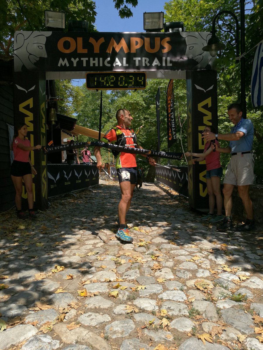 OMT100K 2019 winner!! Foltopoulos Moysis finishes the race in a new course record 14h:20m! Congratulations!