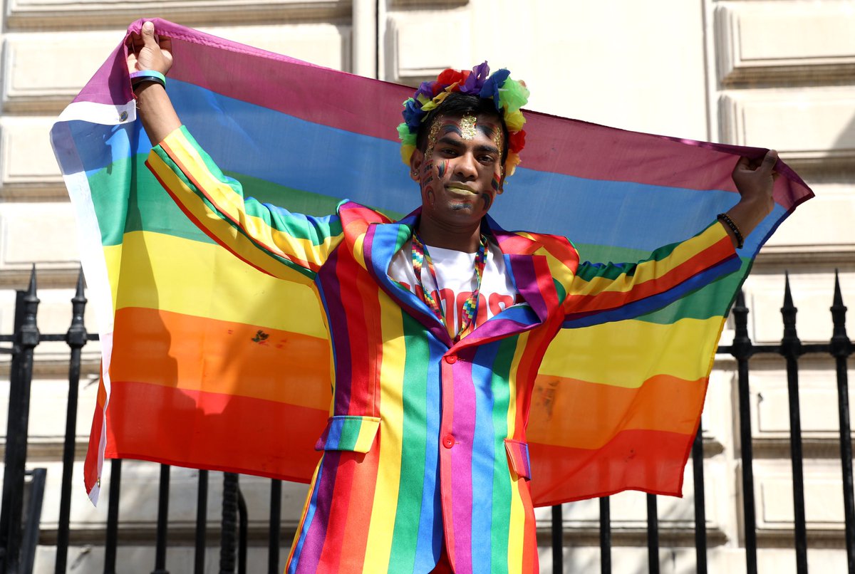 The #PrideInLondon parade has officially started 🏳️‍🌈 #PrideJubilee