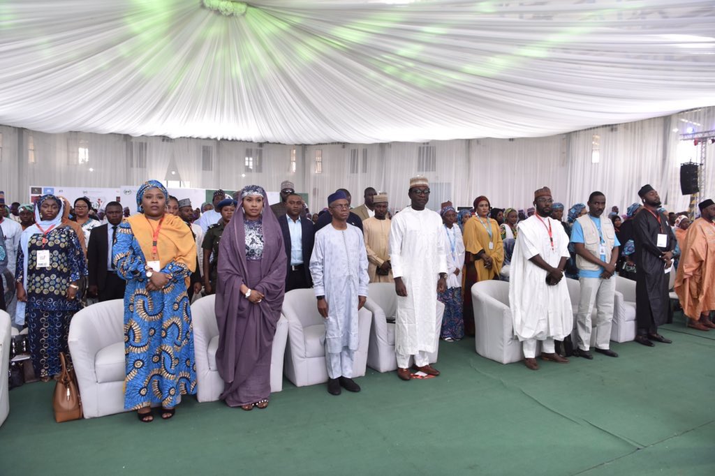 ‘Awakening the Arewa Spirit’! Sending my purest love and best wishes to all Nigerian youths attending the #NorthernYouthSummit2019 at the Umar Musa Yar’Adua Hall, Kaduna State. Well done #NorthernHibiscus. Thank you Mallam Nasir @elRufai for being there for us.