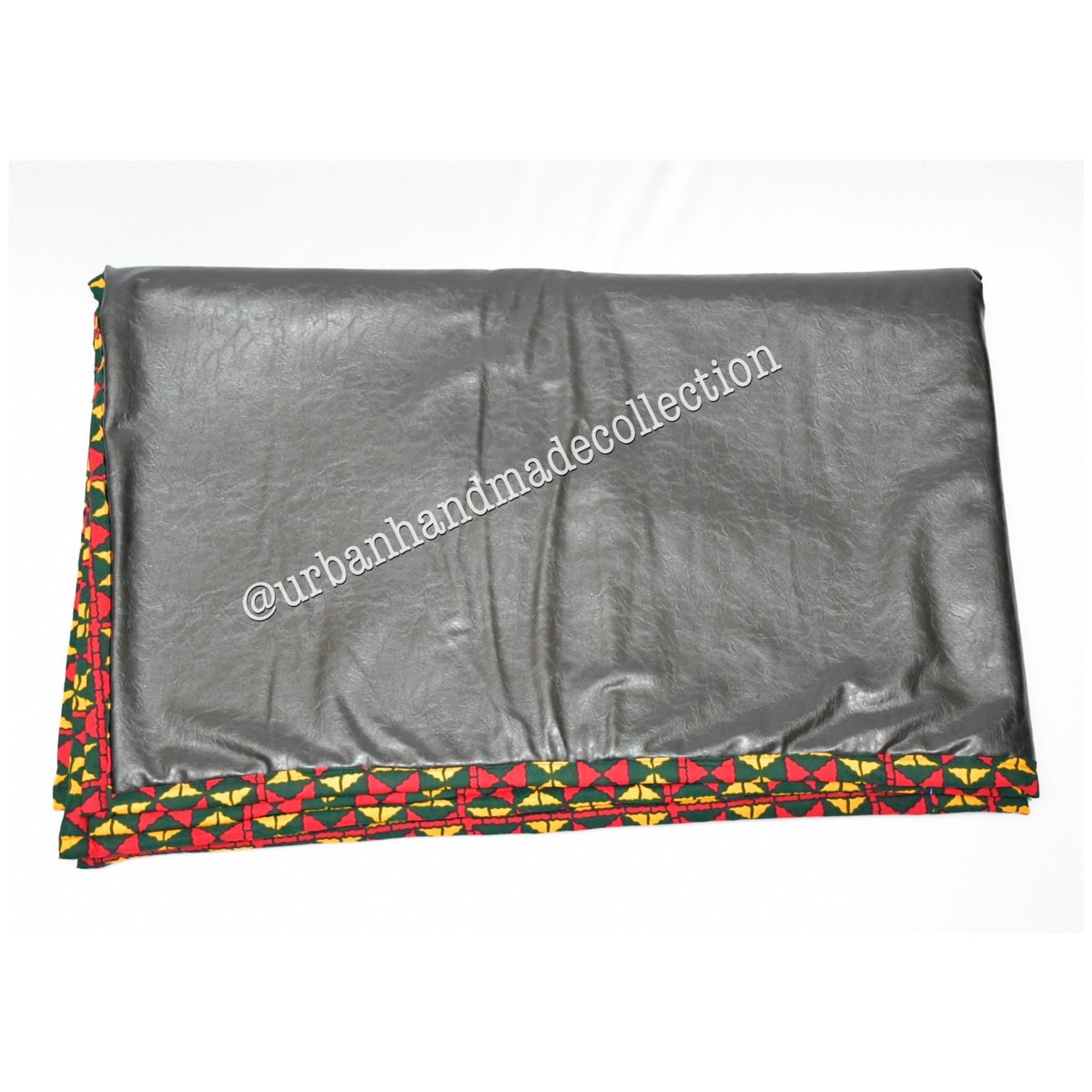 music festival/camping &amp; any outdoor activity. It’s also great on the beach as sand just shakes off &amp; on wet grass, fabric under is vinyl:(waterproof)
Other Uses: meditation/yoga mat &amp; infant play mat
Woven straw bag with a touch of bogolan fabric upcycled by us(just for display)