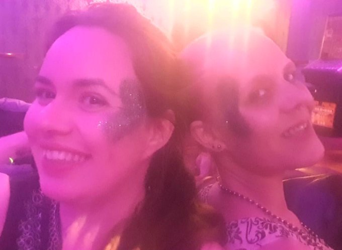 Was lovely catching up with my beautiful buddy @MdlPennDreadful last night. Love you lots 😘 https://t<a href="/tag/adultwork"class="tags"><span>#adultwork</span></a>