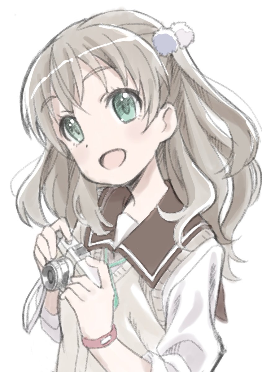 くまた お題箱から たまゆらの 三谷かなえさん ぜんぜん似なくて無事死亡しました W ただ肩の力抜いて描けたので楽しかったかな