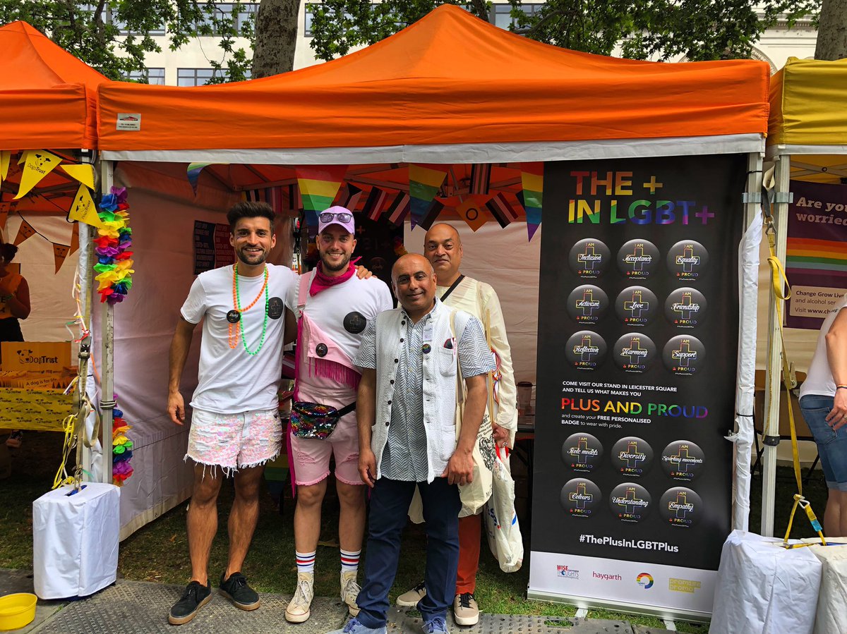 Great to visit <a href="/We_Are_Haygarth/">Haygarth</a> stall at <a href="/PrideInLondon/">Pride in London</a> #Pride2019 as charity partner for #ThePlusinLGBTPlus campaign #arts #culture