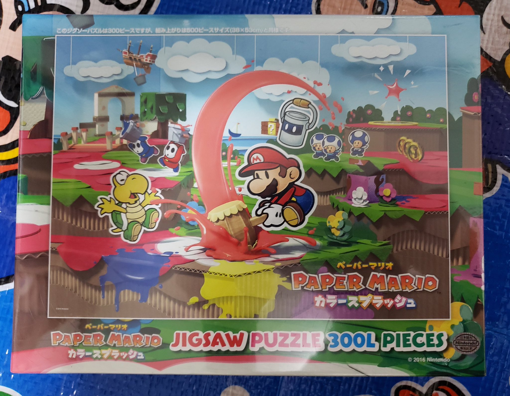 タンジェント Mario Collector ペーパーマリオカラースプラッシュのジグソーパズルを入手 カラスプのグッズはこれと販促物くらいしかありませんね