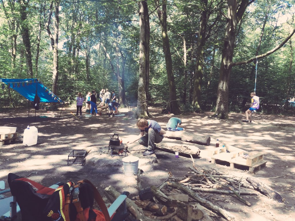 Hampshire Beavers Space camp and T20 camp at Fernys this weekend, fab weather and activities, great to see so much fab Scouting going on.