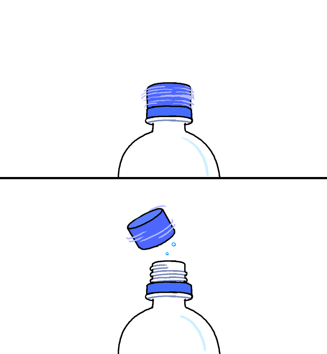 よく考えたら1コマ目でもう回ってなきゃおかしいんだな。それか、逆にする。 