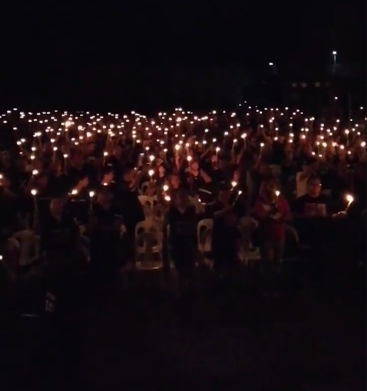 One Candle, One Hope!
Lumiwanag nawa ang kaisipan ng aming mga namumuno. Naway maging maliwanag pa sa ilaw ng mga kandilang ito ang nais naming iparating sa kanila. 

#ResistNow
#NoToCementFactory
#IamDiego