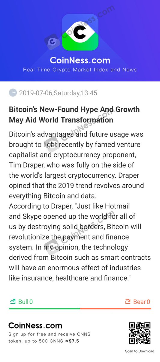 [Bitcoin's New-Found Hype And Growth May Aid World Transformation]

Bitcoin's advantages and future ...

bi.city/s/G8M8e1